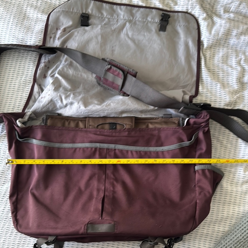 Patagonia Burgundy Messenger Bag